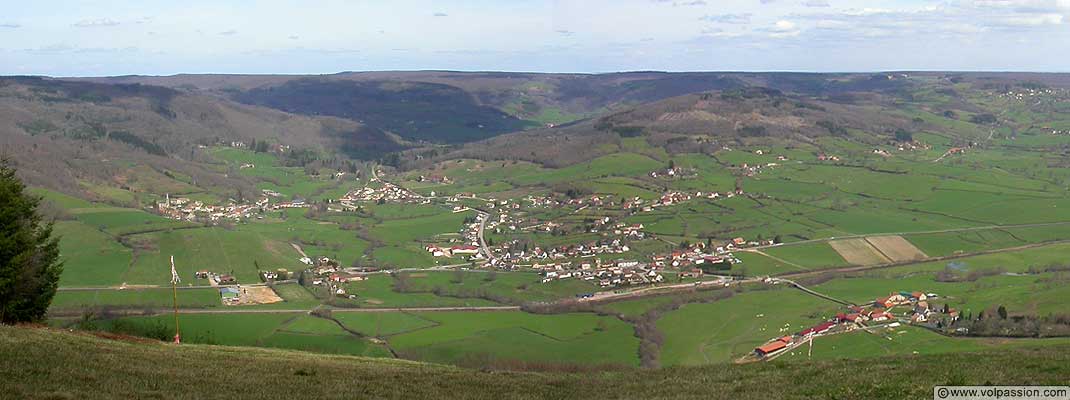 photos aériennes - Broye - Le village