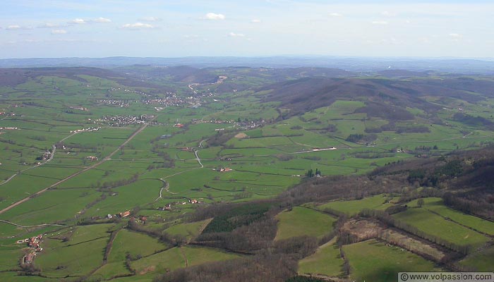 parapente - la vallée du mesvrin