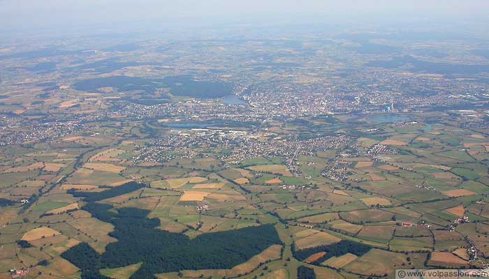 Montceau vu du ciel