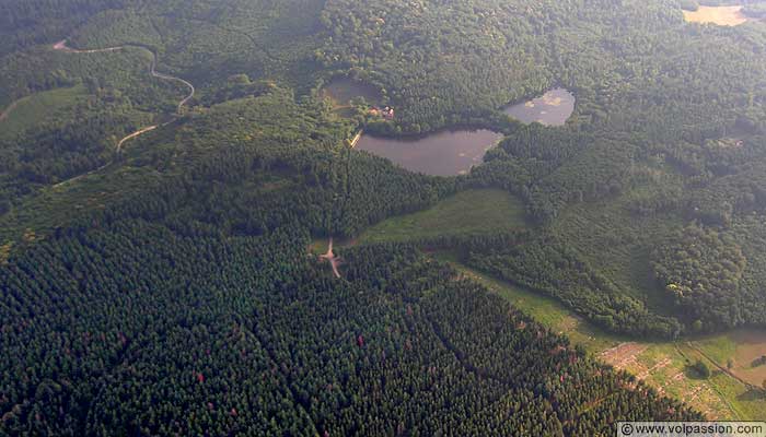 au dessus des etangs du Prieure