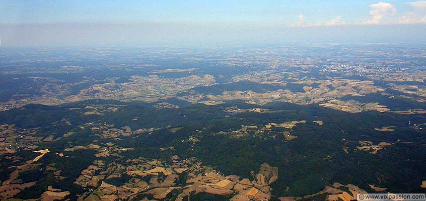 paysage vallonné de la Bourgogne