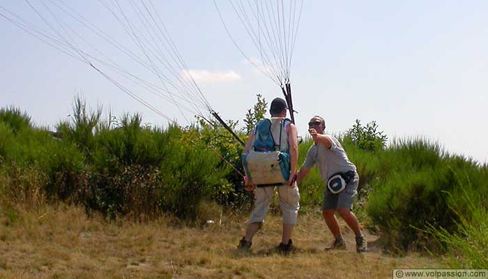 parapente voler en parapente en Bourgogne bapteme parapente