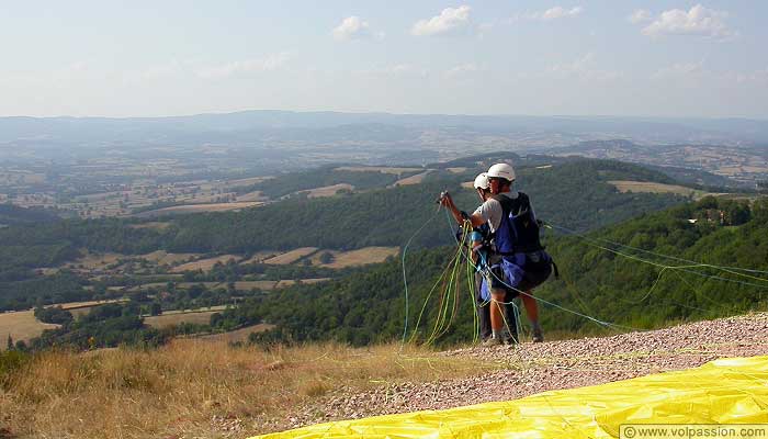 parapente voler en parapente en Bourgogne bapteme parapente