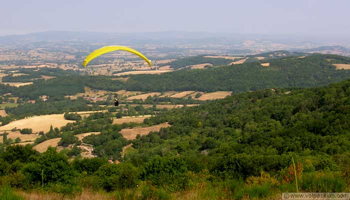 bapteme parapente à Uchon