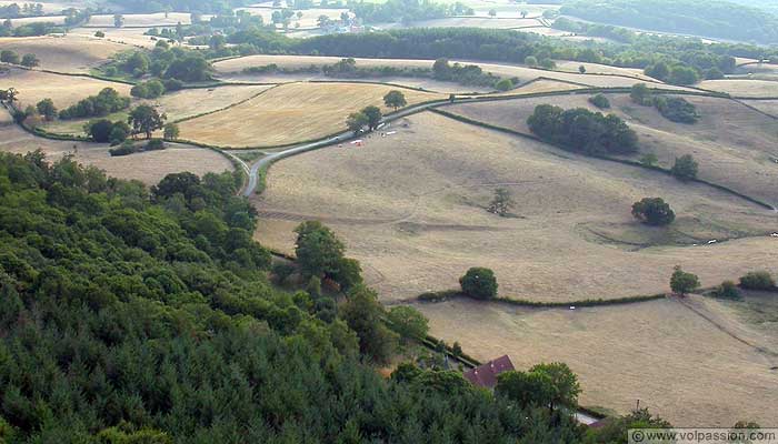 les prés sont secs à Uchon