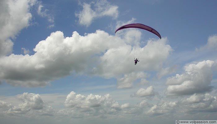 parapente au Mont Myon