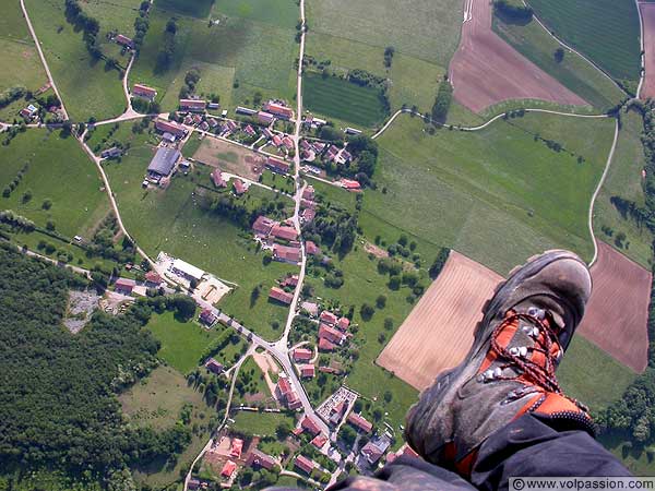 parapente au Mont Myon