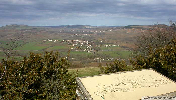 le camp romain - table d'orientation