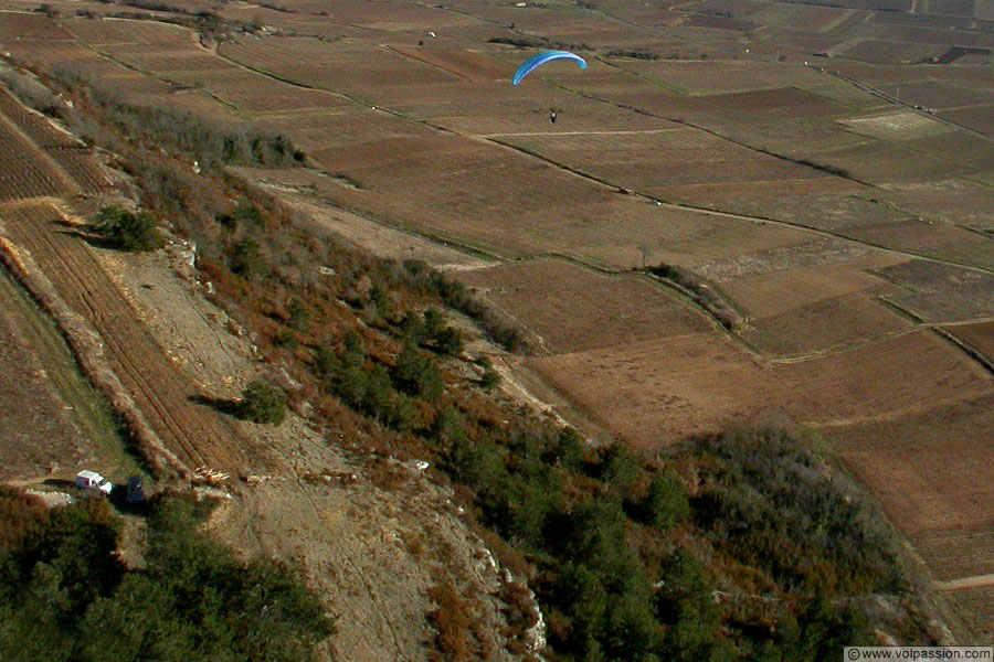 sites de parapente en Bourgogne - dezize les maranges